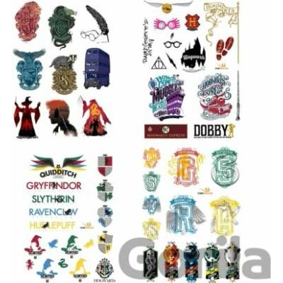 Sada samolepek Harry Potter 55 ks Fantasy