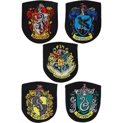 Nášivka - Harry Potter Patches 5-Pack House Crests