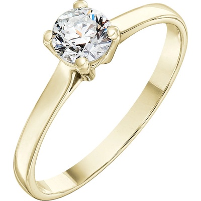 Tiami Prsten ze žlutého zlata s diamantem Grace T190045