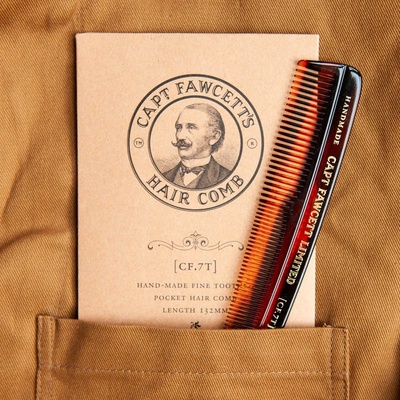 Captain Fawcett Cpt. Fawcett Hair Comb with Leather Case