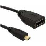 Qoltec 50399 Qoltec Cable Micro HDMI D Mens /HDMI A Zenski v1.4 0.2m