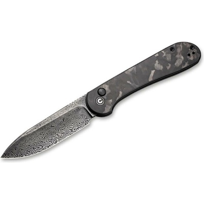 CIVIVI Button Lock Elementum CF/Damascus