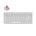 Keychron K2 Pro White QMK/VIA Hot-Swappable K Red Switch (K2P-P1)