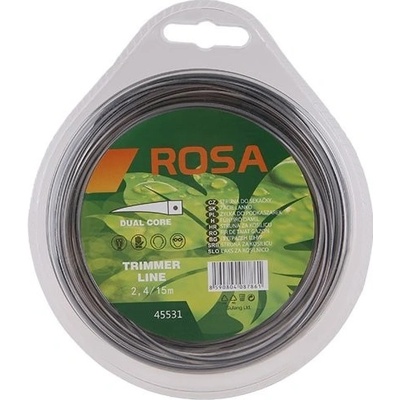 Struna žací čtverec 2. 4mm x 15m nylonový střed