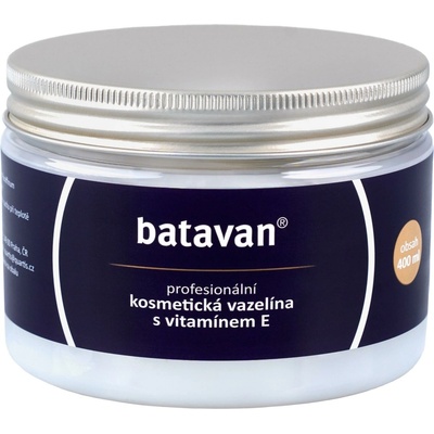 Batavan profesionální kosmetická vazelína s vitamínem E 400 ml