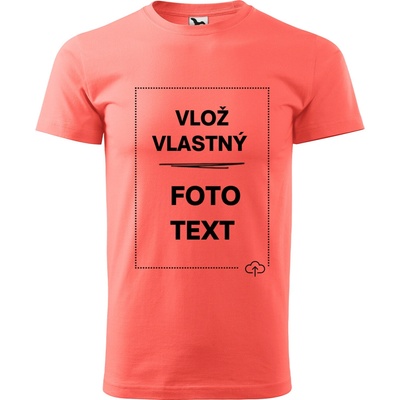 Tričko s potlačou oranžová