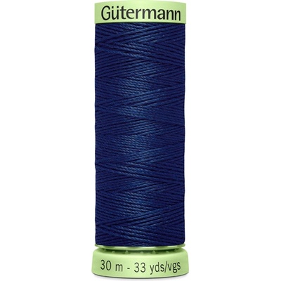 Knoflíková prošívací nit Gütermann modrá