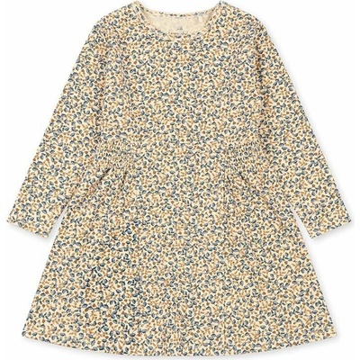 Dievčenské bavlnené šaty Konges Sløjd mini áčkový strih viacfarebná