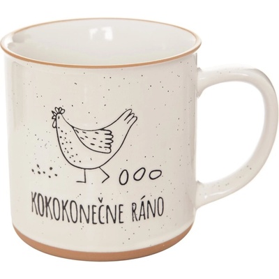 Orion Keramický hrnček varák červené SRDCE 500 ml