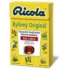 RICOLA Originální bylinná směs bez cukru, 40 g