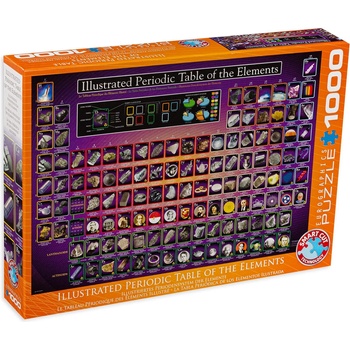 EUROGRAPHICS Пъзел Eurographics от 1000 части - Таблицата на Менделеев (EG60000258)