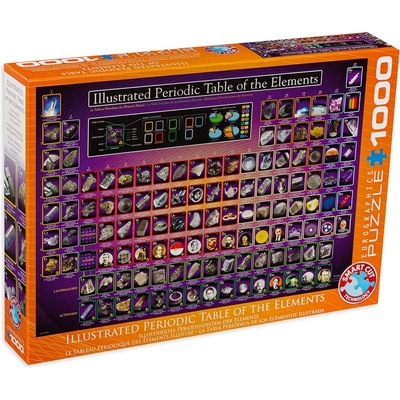 EUROGRAPHICS Пъзел Eurographics от 1000 части - Таблицата на Менделеев (EG60000258)