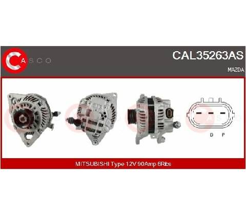 Generátor CASCO CAL35263AS