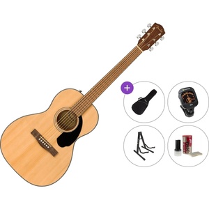 Fender CP-60S Parlor WN Premium SET Natural Фолк китара