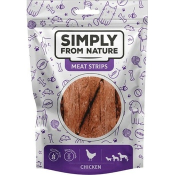 SIMPLY FROM NATURE Meat Strips Kuracie stripsy pre psov 80 g