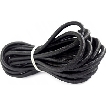 Kulatá guma 5 mm, černá metráž