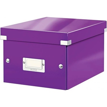 Leitz Malá univerzální krabice Click & Store, Purpurová