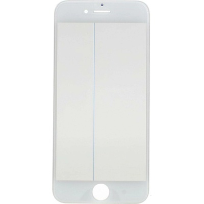 Krycí náhradní sklo bílé včetně OCA rámečku a polarizační vrstvy pro Apple iPhone 6