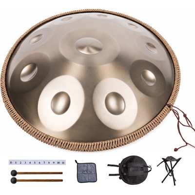 Handpan hang drum kovový bubon Meiqi Pantam 432 Hz 10 nôt 55 cm 22"