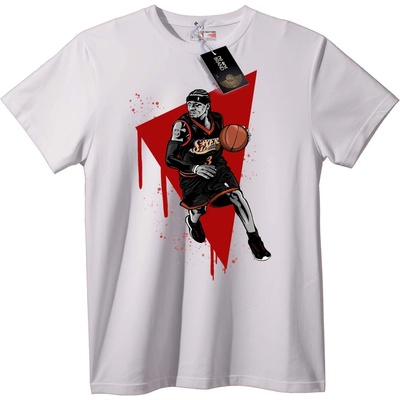 NOONEBRAND Тениска Sixers - Баскетболен играч - M, Black