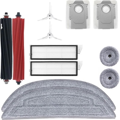Комплект от четка, филтър, моп и торбичка за Roborock S8 MaxV Ultra 12 бр (S8 maxv set 12 pcs)