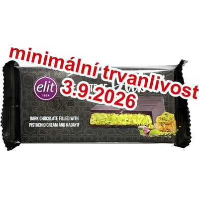 Elit Dubajská hořká s pistáciemi 90 g