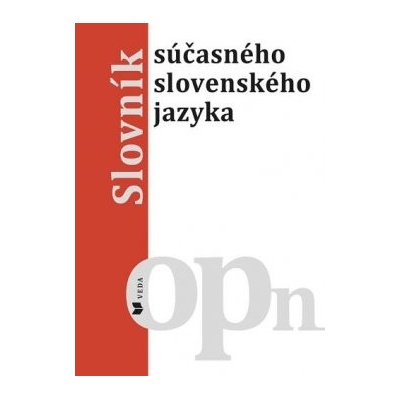 Slovník súčasného slovenského jazyka O - Pn