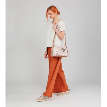 Anekke Дизайнерска crossbody дмска чанта ANEKKE MEMORIES с атрактивен принт и интересна форма