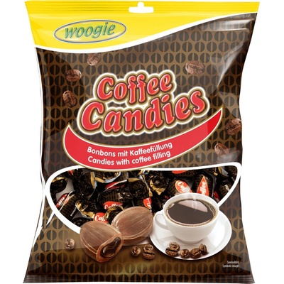Woogie Coffe Candies Bonbony s kávovou náplní 150 g