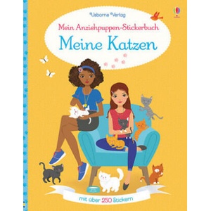 Mein Anziehpuppen-Stickerbuch: Meine Katzen | Lucy Bowman, Stella Baggott, Antonia Miller (ISBN: 9781789410938)