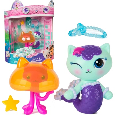 Figurky Gábinin kouzelný domek ve filmu Mercat a Jelly Fish