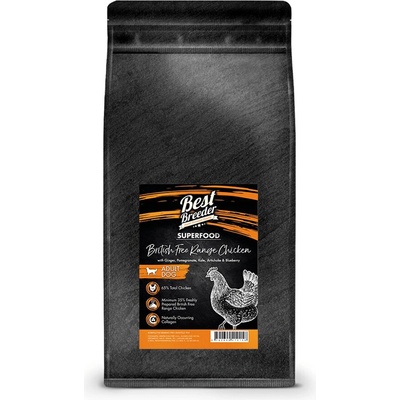 Best Breeder Deluxe Dog British Free Range Chicken Adult 6 kg