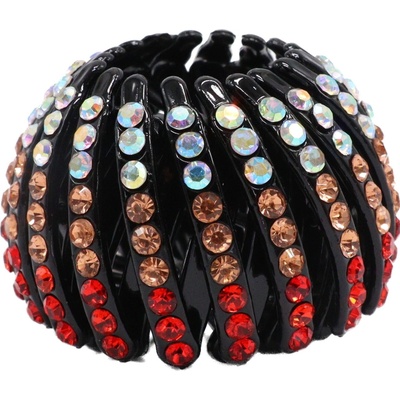 Spona na cop s kamínky Barva: modrá – Zboží Mobilmania