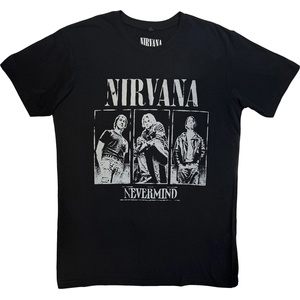 Nirvana Nevermind Tracklist (Back Print) Carbon Black M Риза (NIRVCBN100MB02)