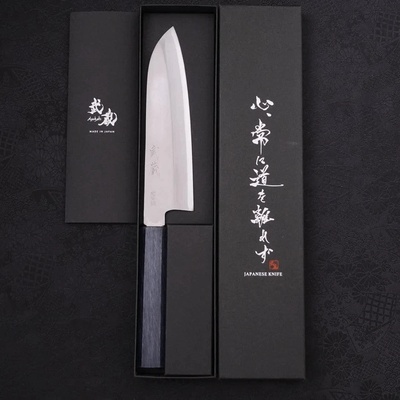 Musashi Кухненски нож Musashi - Япония - ръчна изработка - стомана Aogami-super - 170 мм - H426