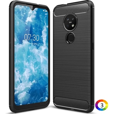 Nokia 6.2/ 7.2 Удароустойчив Carbon Fiber Калъф и Протектор