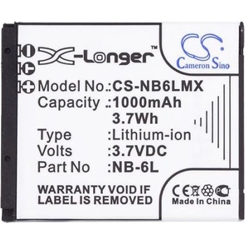 Cameron sino Батерия за фотоапарат CANON NB6L LiIon 3.7V 1000mAh LiIon Cameron Sino (CS-NB6LMX)