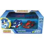 Carrera Комплект пулбек колички Carrera - Sonic, Соник срещу Шадоу, 2 броя (CR15813023)