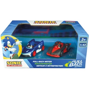 Carrera Комплект пулбек колички Carrera - Sonic, Соник срещу Шадоу, 2 броя (CR15813023)