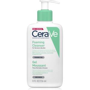 CeraVe Cleansers Foaming Cleanser пенлив почистващ гел за нормална към мазна кожа 236ml