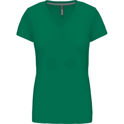 Kariban V-NECK K381 / Дамска тениска с къс ръкав - kelly green M (20K38152002)