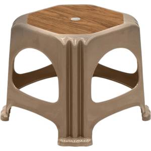 TopMebel Табуретка Desia TopMebel от полипропилен в бежов цвят 35x35x32cm