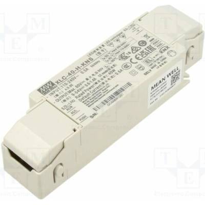 MEAN WELL XLC-40-H-KNS Napájecí zdroj: spínaný; LED; DALI 2,NFC; 40W; 9÷54VDC; 600mA÷1,4A