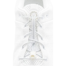 Lock Laces gumové solid bílé
