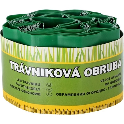 Okraj trávnika 9 m - 10 cm zelený