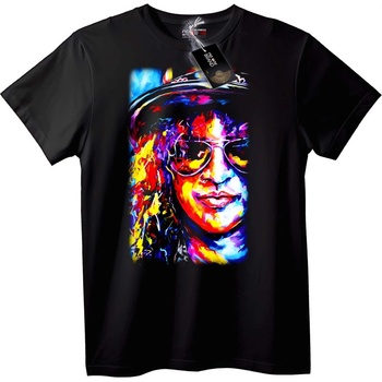 NOONEBRAND SLASH Тениска Цветни Музикални Икони - 2XL, Black