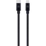 Dviced Cable USB-C to Lightning Nylon Textile 1, 25m - Black (DV120005) - istyle