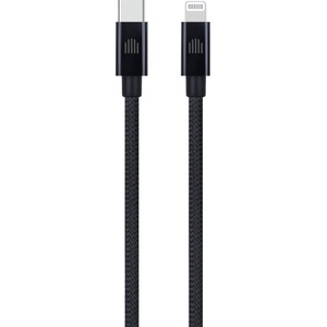 Dviced Cable USB-C to Lightning Nylon Textile 1, 25m - Black (DV120005) - istyle