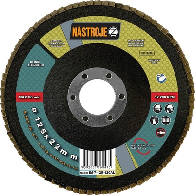 Nástroje cz Kotouč lamelový 125 mm IM-7-125-120AL