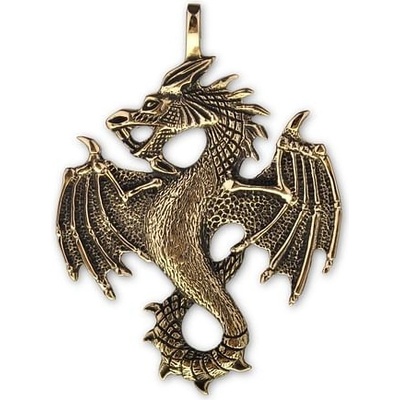 imago Bronzový amulet drak FC21192X
